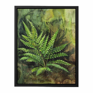 Eagle Fern Painting  Canvas Print
