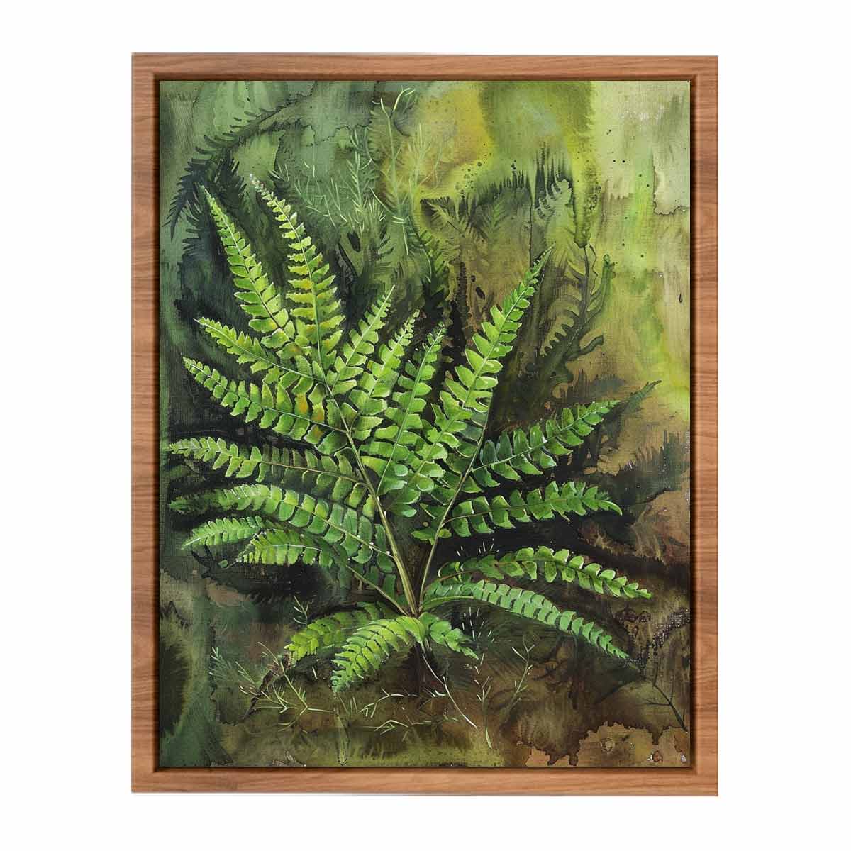 Eagle Fern Painting Poster