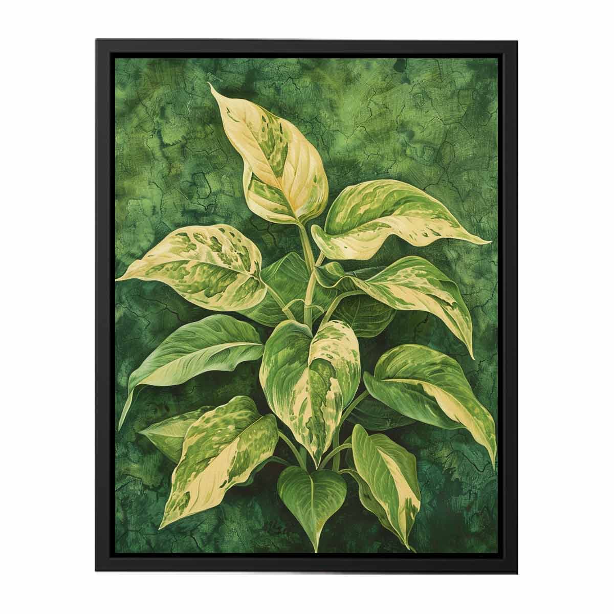 leaf Painting  Canvas Print