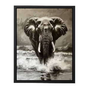 Elephant Painting  Canvas Print
