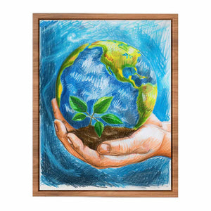 Save Earth Painting  Poster
