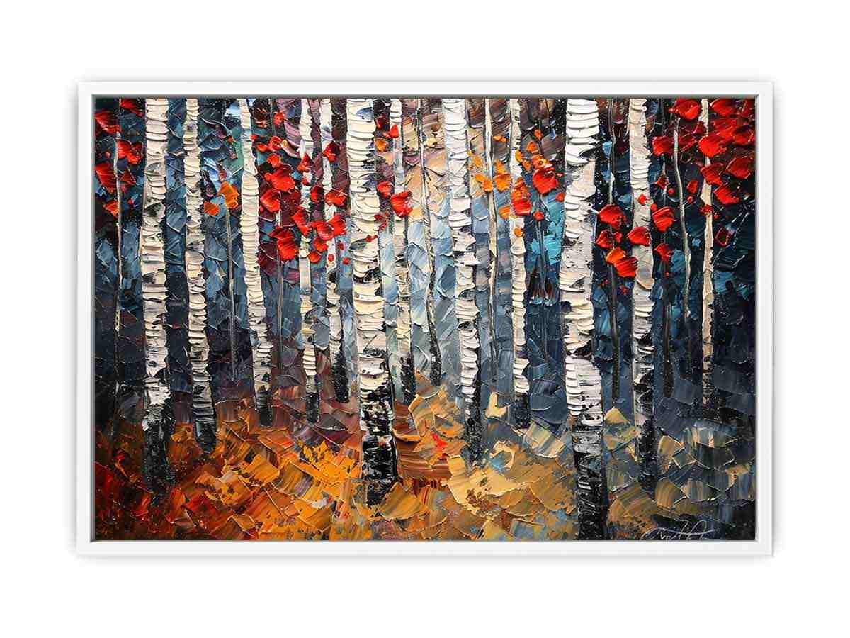 Birch Trees Framed Print