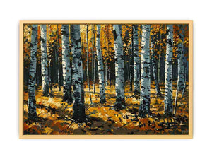 Birch  Trees   Streched canvas