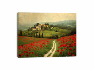 Beautiful Field Of Poppies  Painting