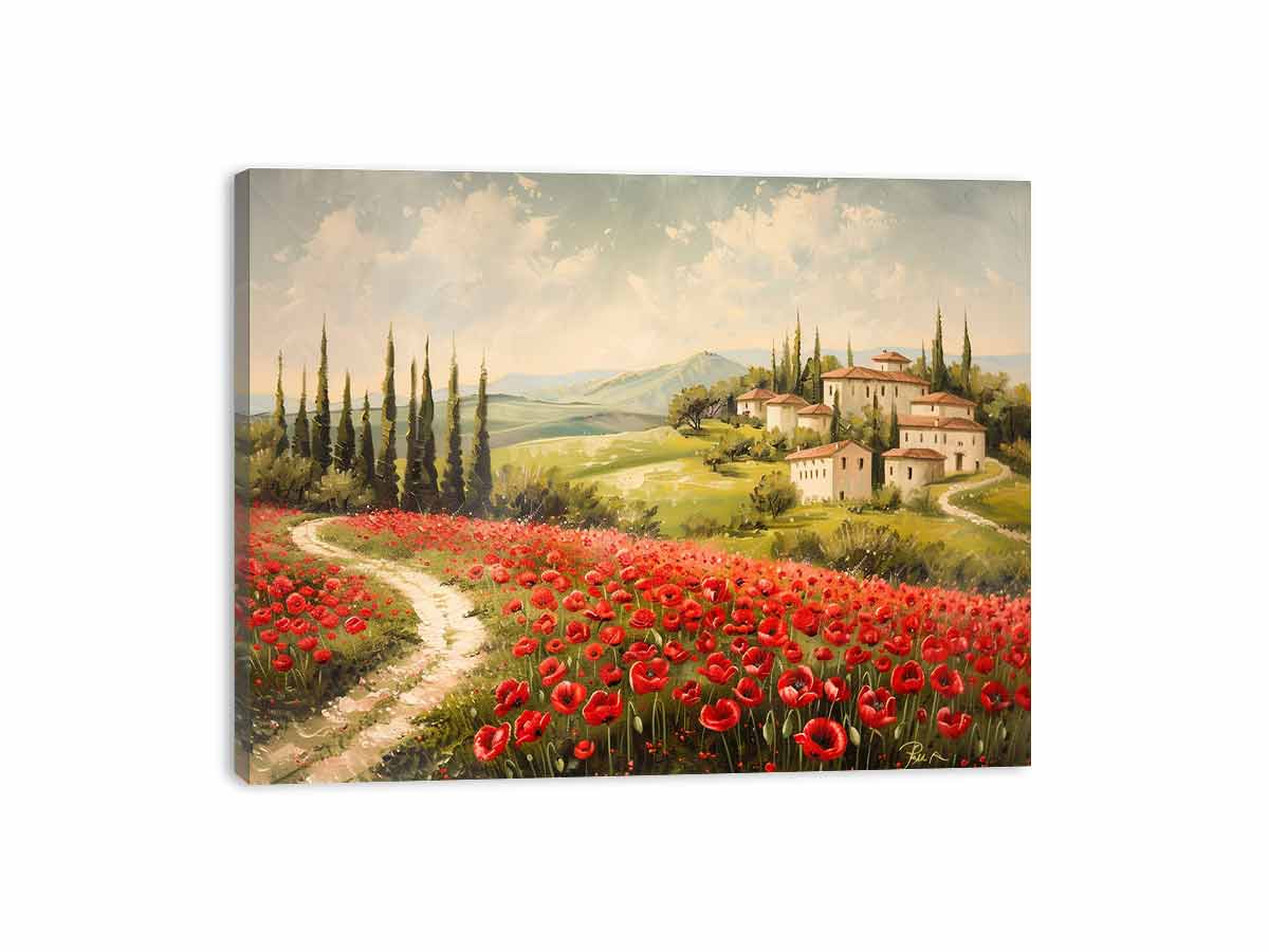 Field Of Poppies Painting