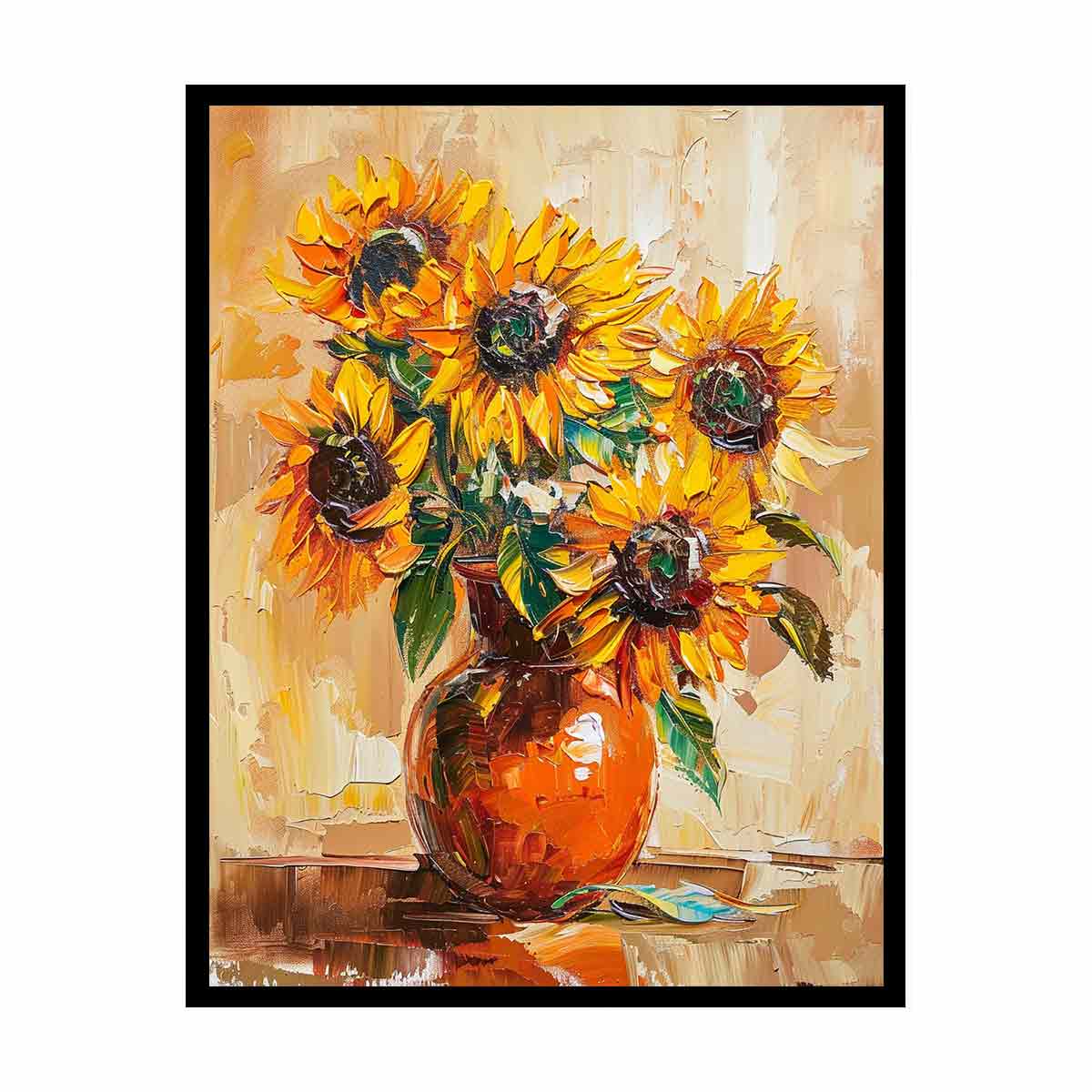 Vase Of Flowers  Canvas Print