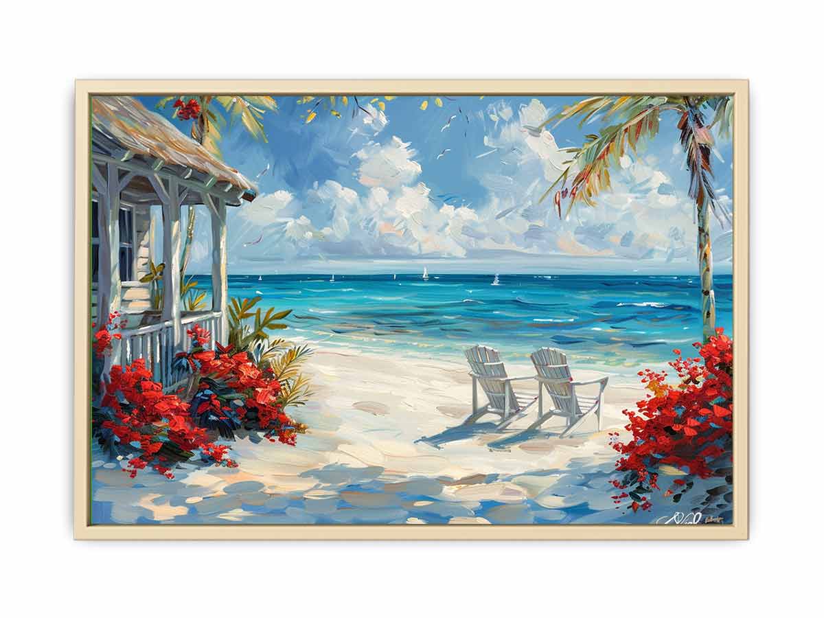 Island Cottage  Art Print