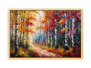 Red Forest  Streched canvas