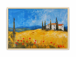 Hillside House   Art Print
