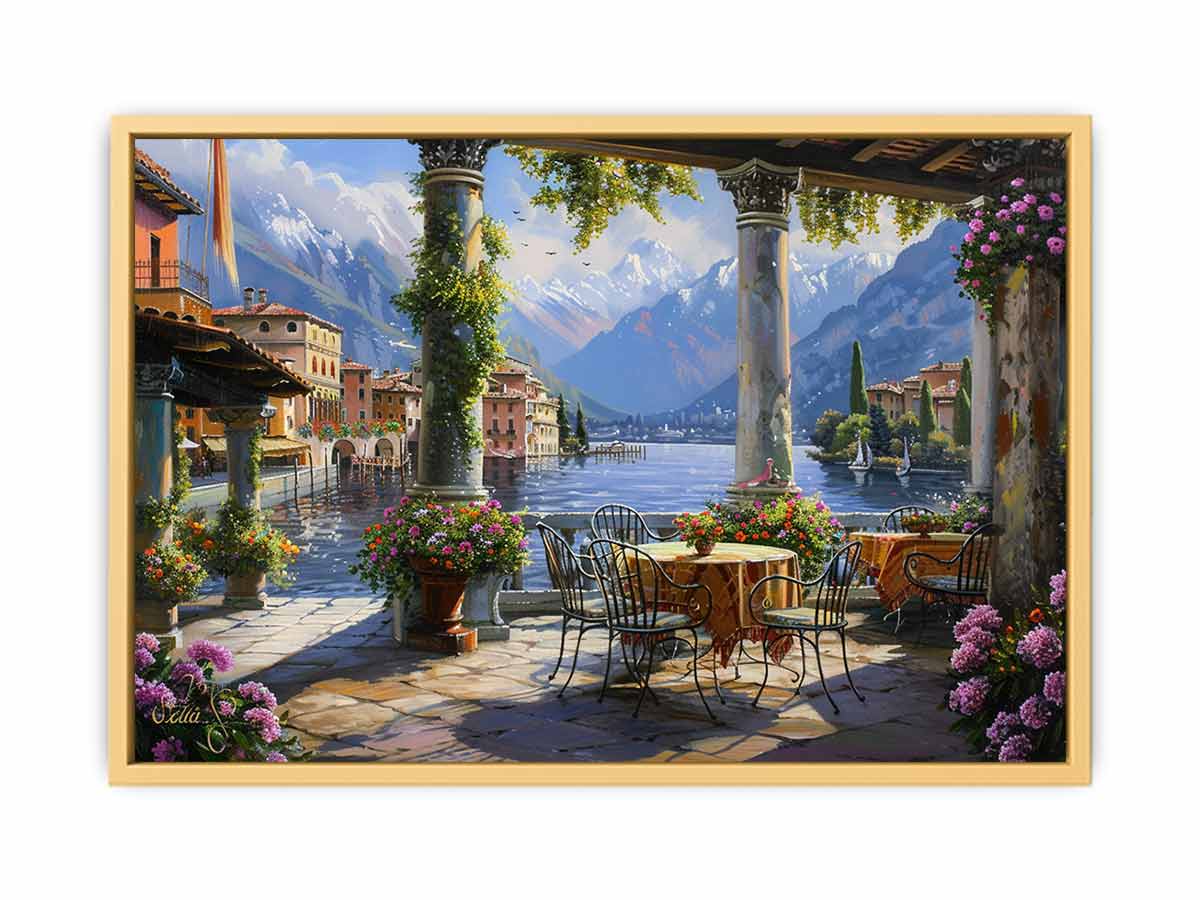 Lake House  Streched canvas