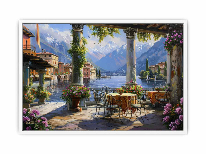 Lake House Framed Print