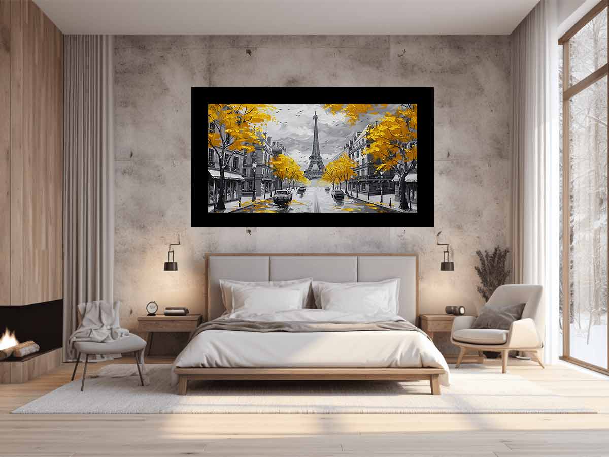 Eiffel Paris Street Painting