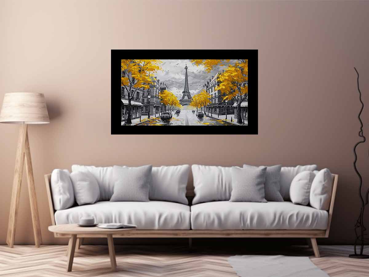Eiffel Paris Street Painting