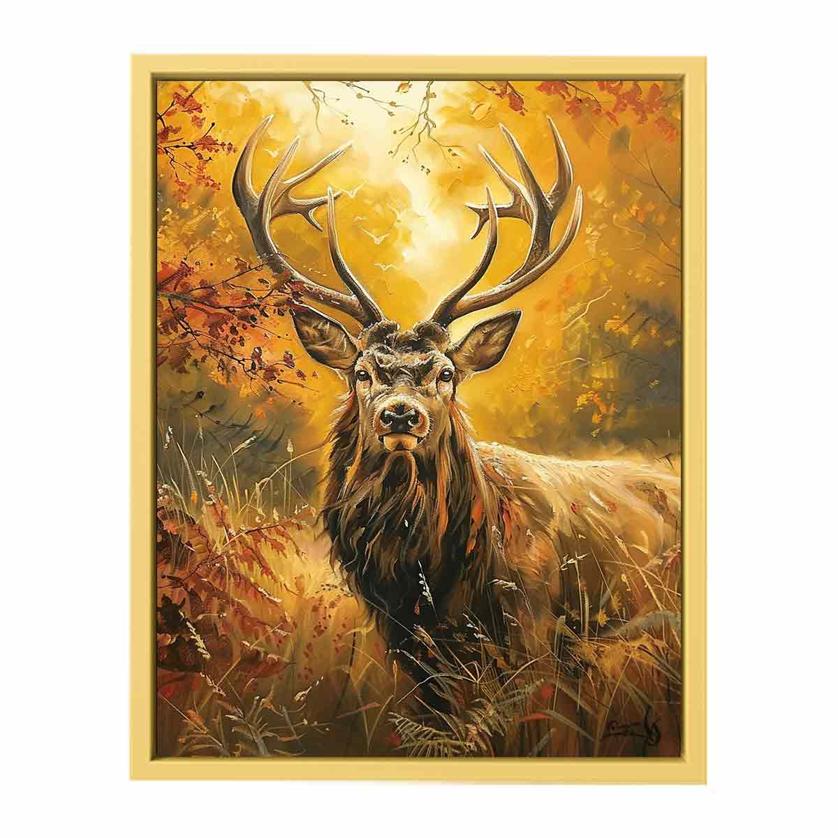 Deer Painting   Streched canvas
