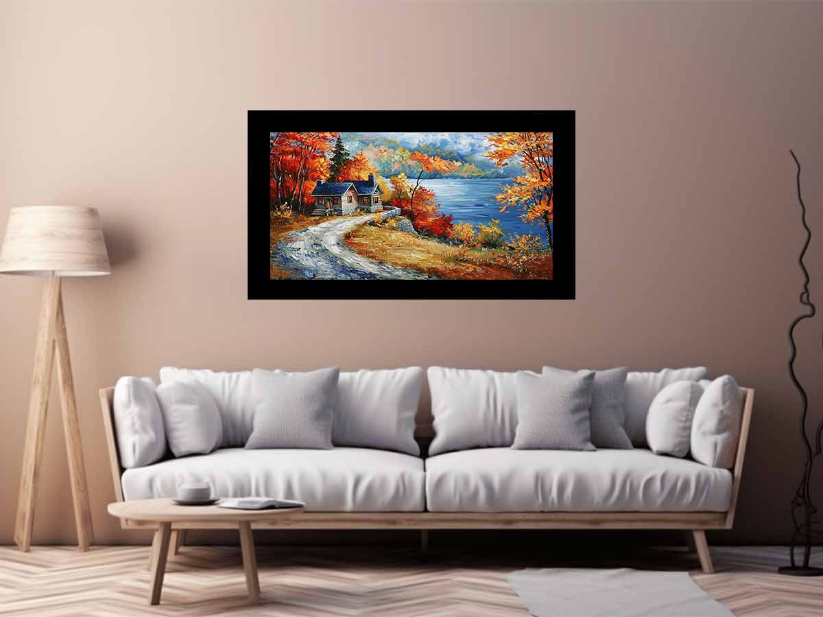 Autumn Road Painting
