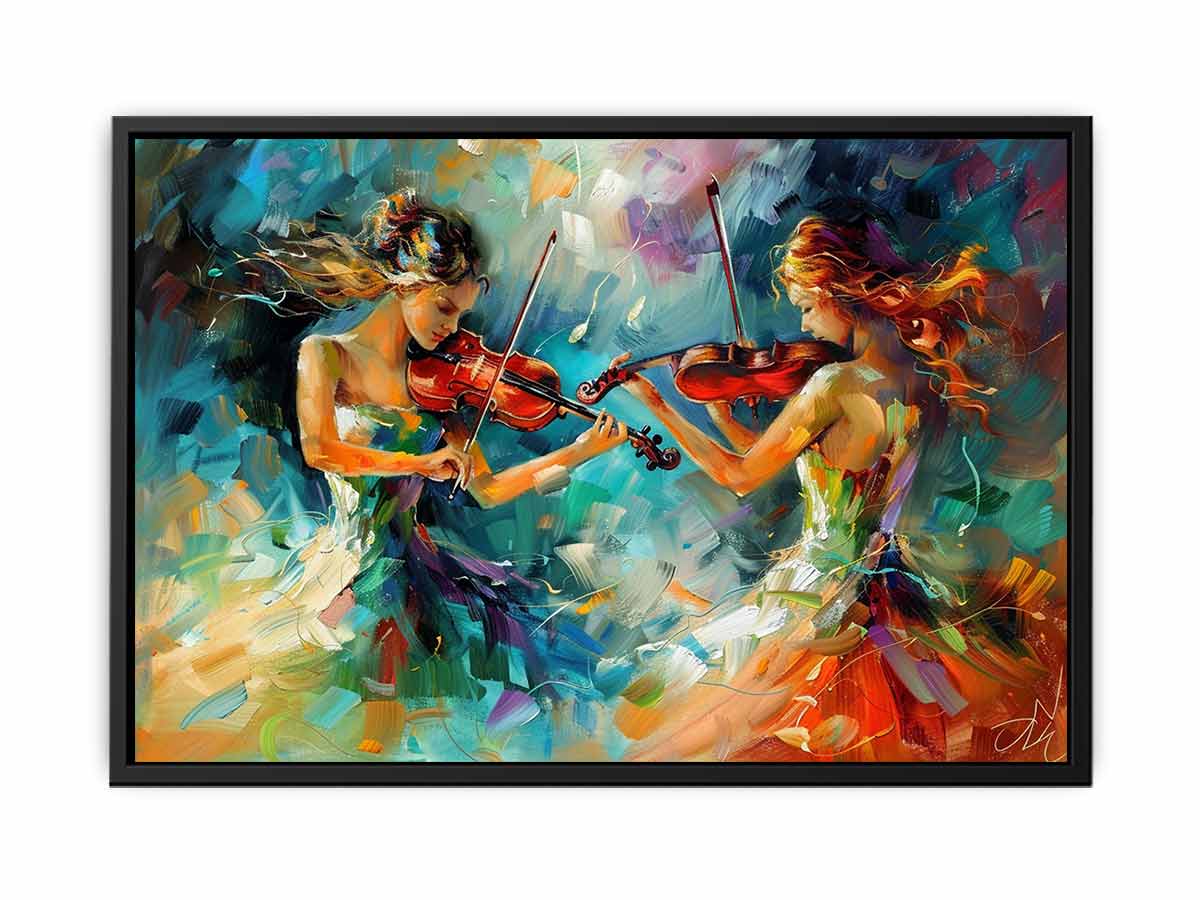 Muisc In Sync  Canvas Print