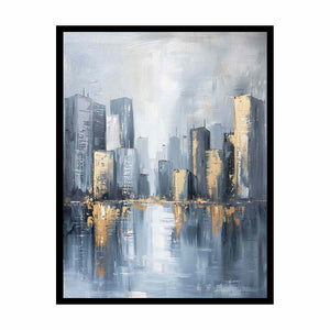 Cityscape Tall Buildings  Canvas Print