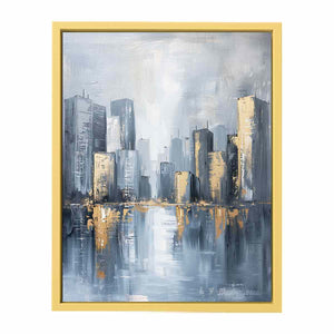 Cityscape Tall Buildings  Streched canvas