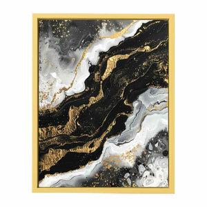 Black Gold Art   Streched canvas
