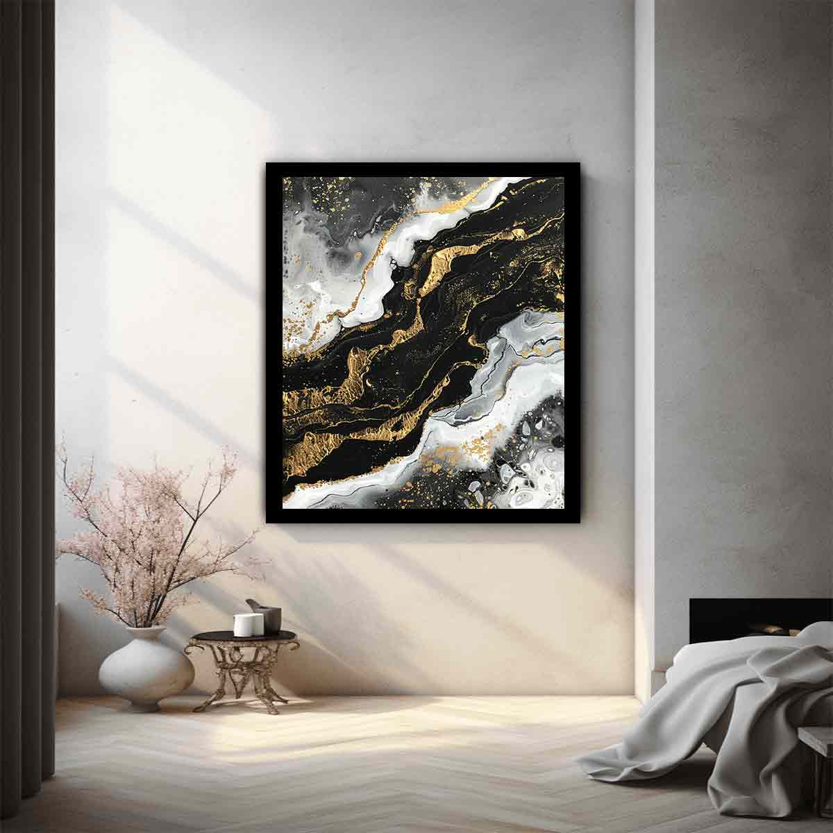 Black Gold Art  Painting