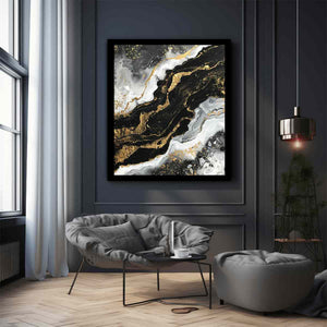 Black Gold Art  Painting