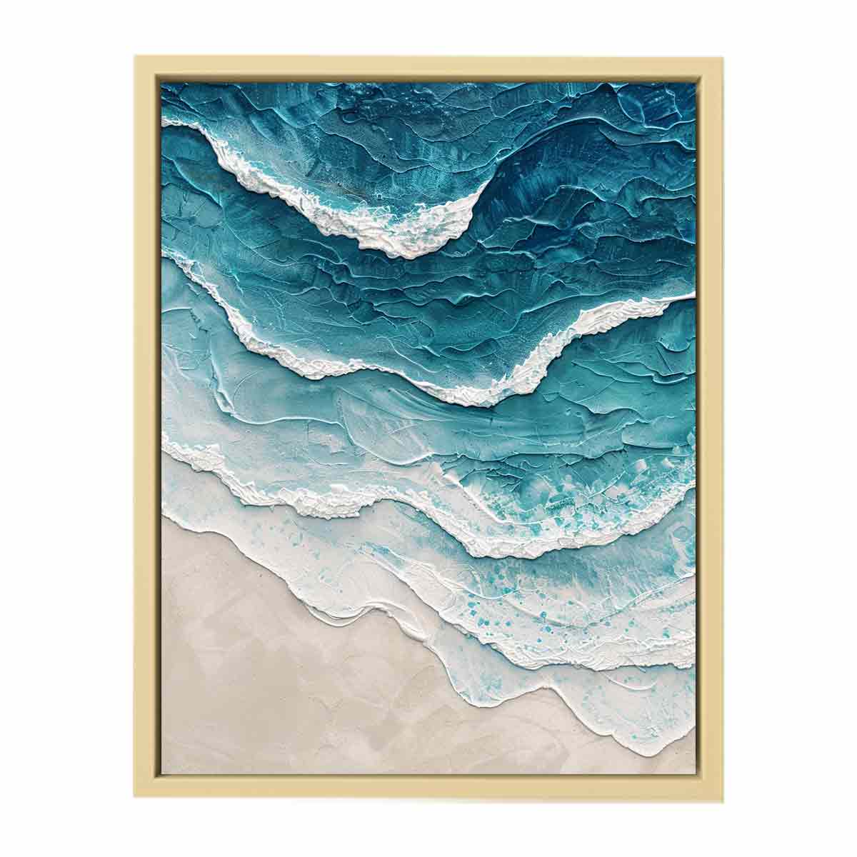 Snow Mountian Painting  Art Print