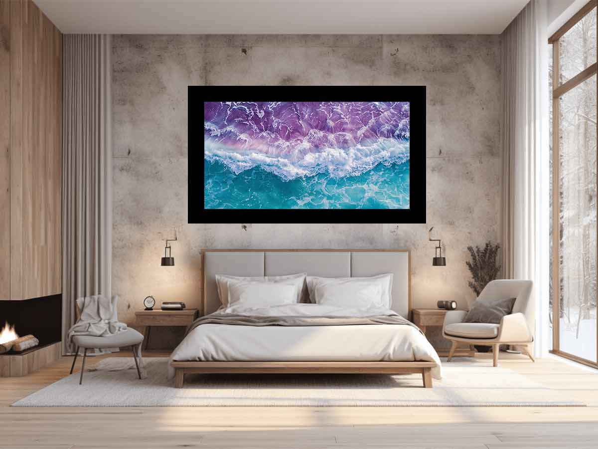 Teal Ocean Painting