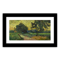 Landscape At Twilight By Van Gogh Framed Print