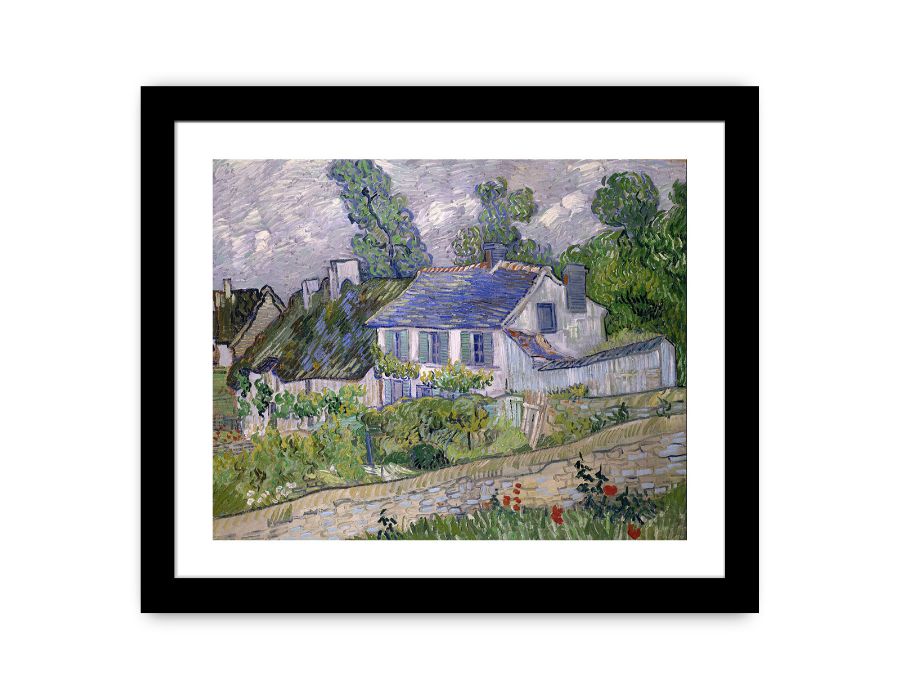 Houses At Auvers By Van Gogh Framed Print
