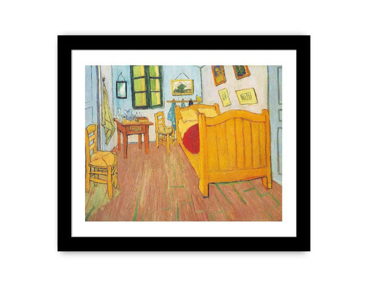 Vincents Bedroom By Van Gogh Framed Print