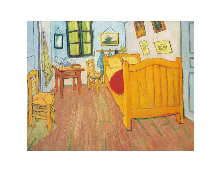 Vincents Bedroom By Van Gogh Canvas Print