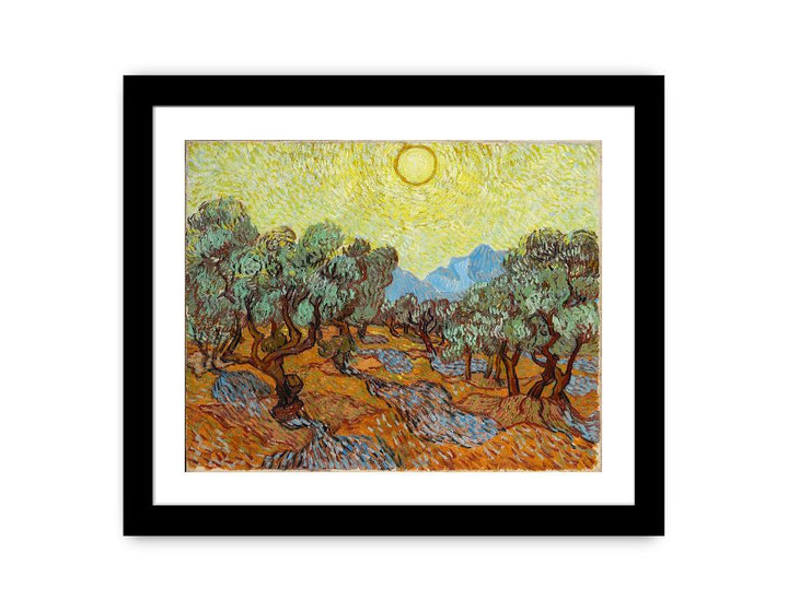 Olive tree By Van Gogh Framed Print