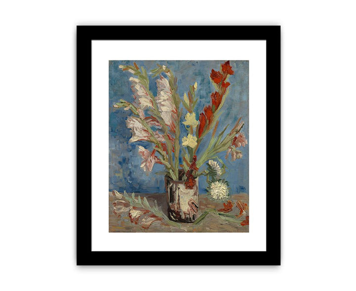 Vase Of Gladioli By Van Gogh Framed Print