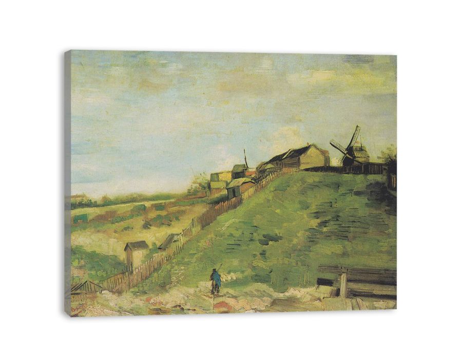 The Hill Of Montmartre By Van Gogh Canvas Print