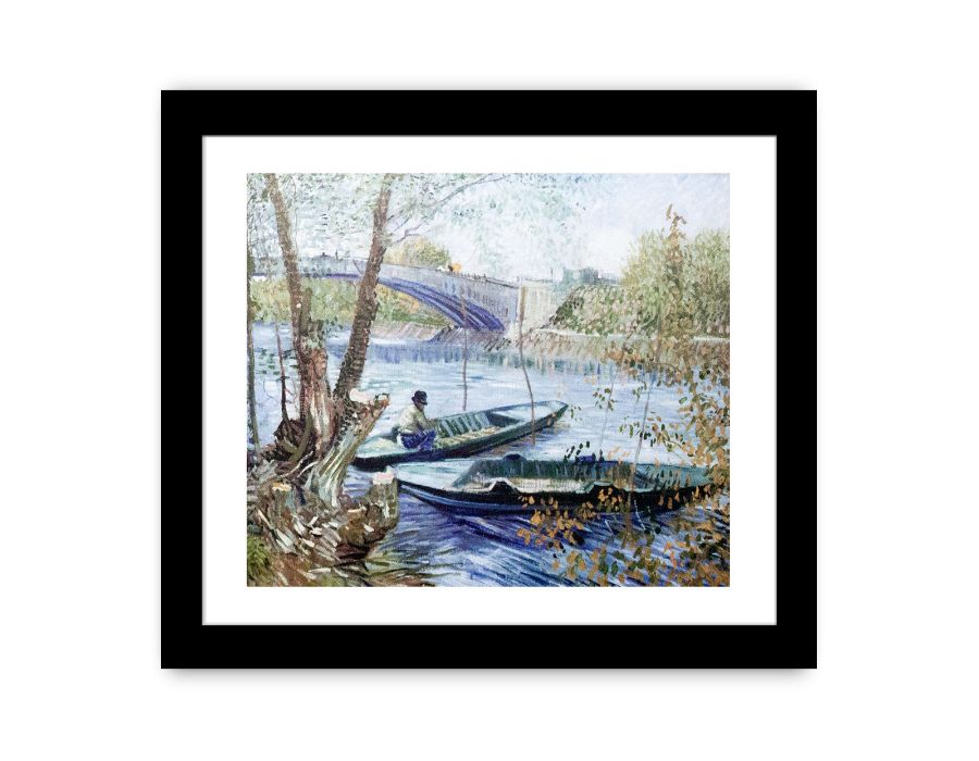 Fishing in Spring Framed Print