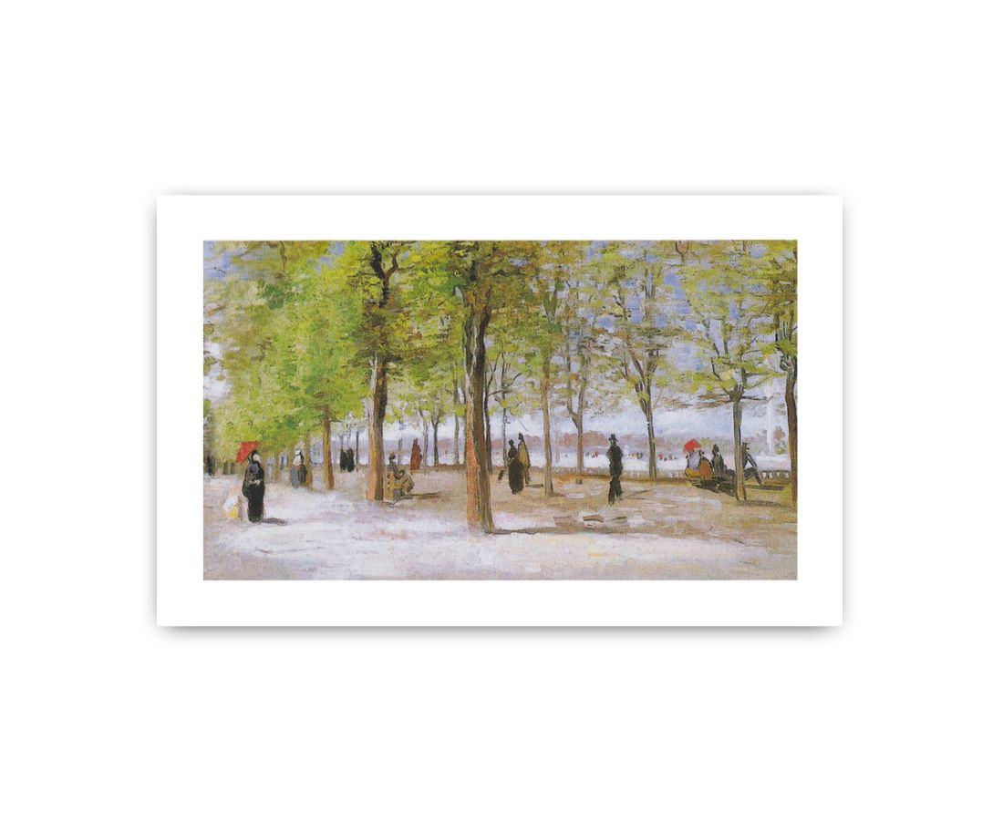 Terrace in the Luxembourg Gardens Framed Print