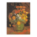 Flowers in vase by Van Gogh Canvas Print