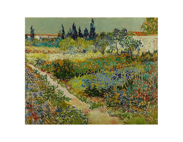 Garden At Arles By Van Gogh