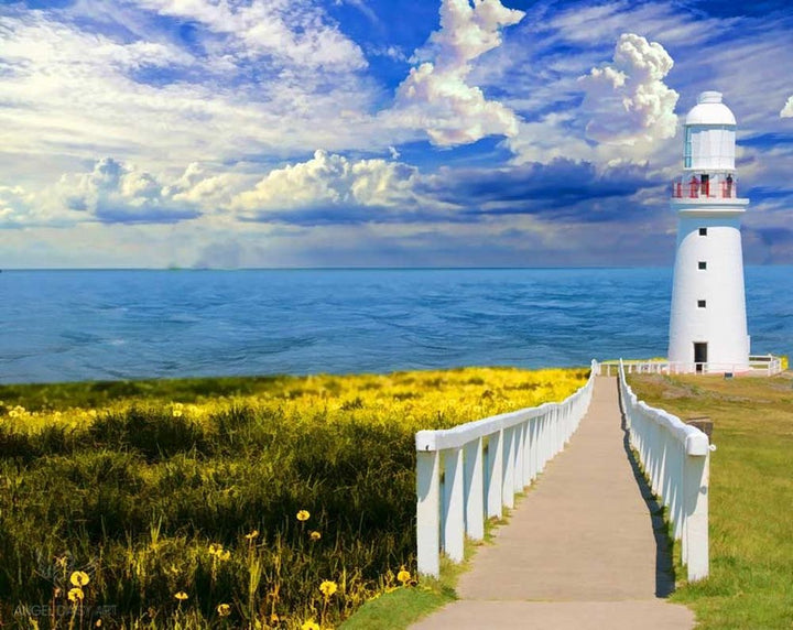 Pathway to lighthouse Painting 3 