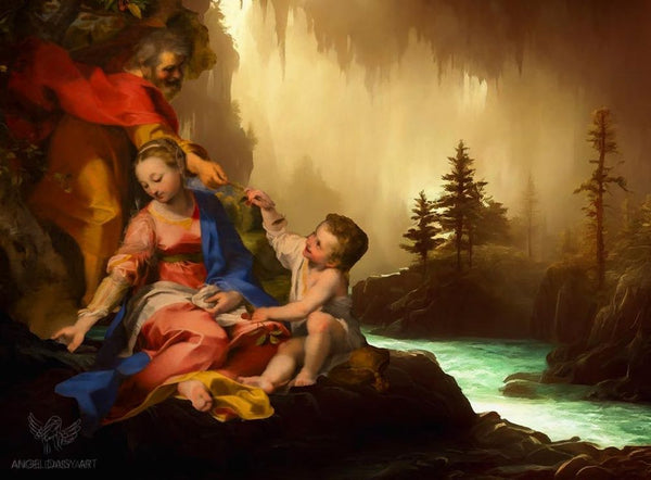 Mary Family Painting 