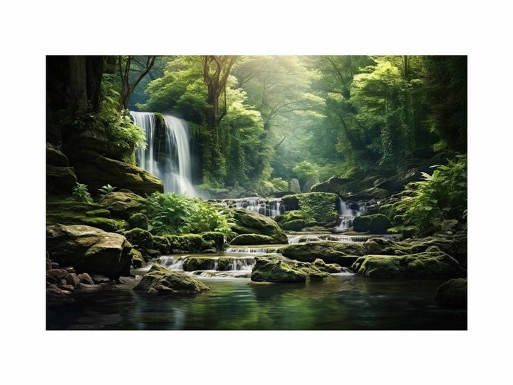 Rainforest Waterfall 