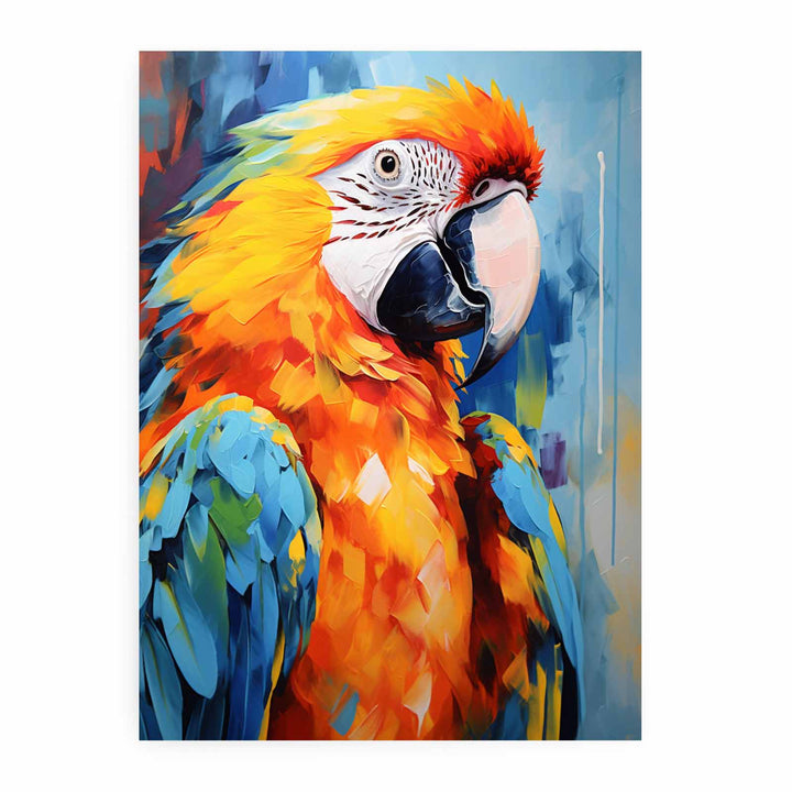 Colorful Parrot Art