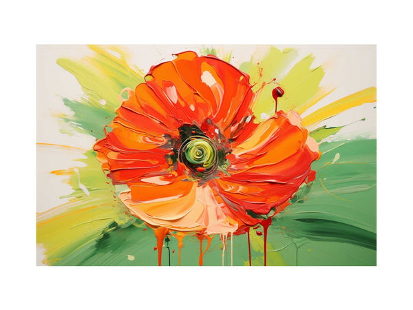 Abstract Floral Art Painting