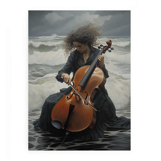 Cello On The Beach