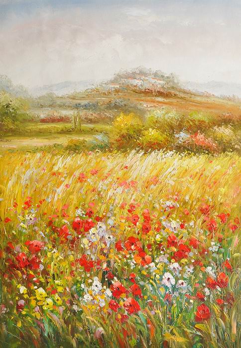 Knife Art Grass Flower Landscape Painting Set