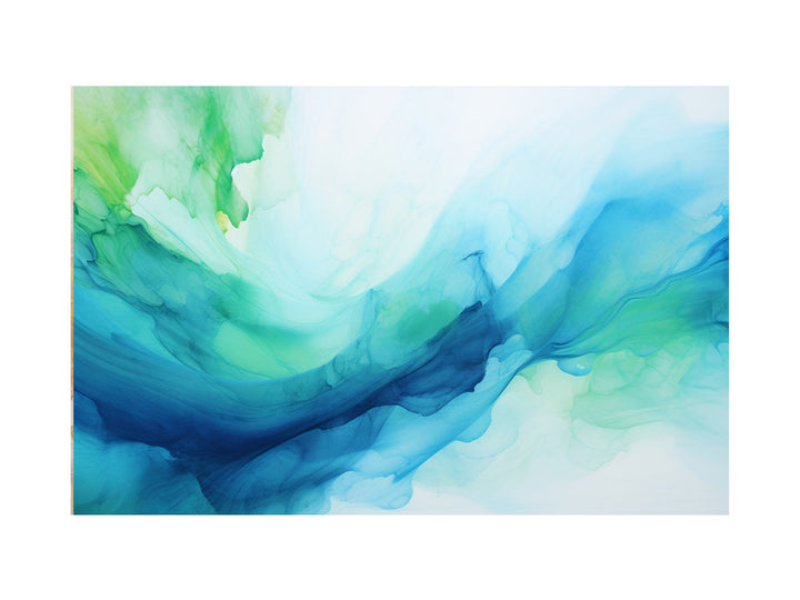 Blue And Green Abstract Painting